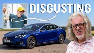 Fixing James May’s CRASHED Tesla Model S at The Smallest Cog