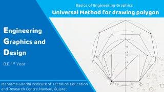 Universal Generalized Method for Regular Polygons  Basics  Engineering Graphics & Design