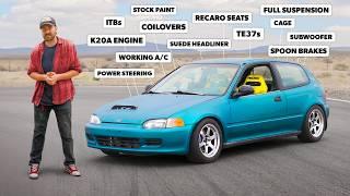 Turning a $500 Civic into a $50000 Civic Full Build