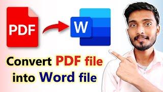 How to Convert PDF to Word for Free  2023