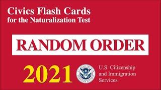 US Citizenship Questions and Answers in Random Order 2021