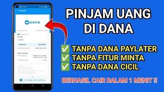 Cara Pinjam Uang Di DanaPinjam Uang Di Dana Tanpa Dana Paylater Langsung Cair