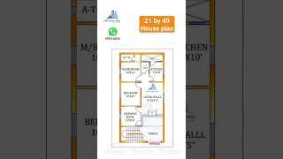 21 by 40 HOUSE PLAN  1000 SQFT HOUSE PLAN  SMART HOUSE DESIGN  SMALL HOUSE DESIGN