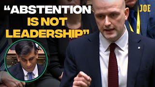 Stephen Flynn demands Tories call for ceasefire in Gaza at PMQs