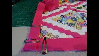 QUILTING FINISHED and Now for the Binding