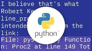 How can I profile Python code line-by-line?