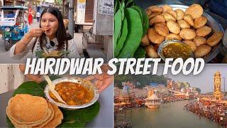 Best HARIDWAR Street Food  Aloo Puri Malai Doodh Kachori Magic Chaat & More