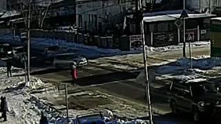 Автомобиль сбил человека в Горелом. Дальнегорск. 21.11.2019