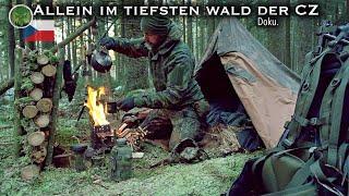 Allein im tiefsten Wald Tschechiens - Würdest du dir das zutrauen? - Bushcraft & Übernachtung