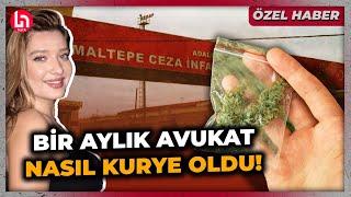 BU DA OLDU Bir aylık avukat cezaevine uyuşturucu sokmaya çalışırken yakalandı