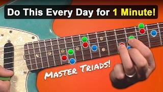 Master Triads Across the Neck with this Simple 1-Minute Trick