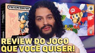 Fiz 72 reviews de jogos no IMPROVISO e ao vivo  Cogu Analisa tudo o que a audiência pede