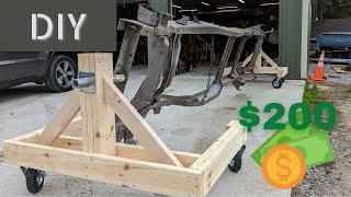 DIY Frame Rotisserie - Cheap and Easy - Works Great