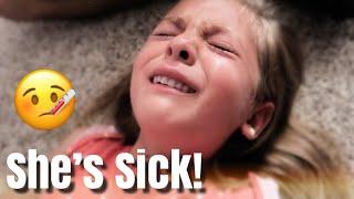 SHES SICK AND CONTAGIOUS - VERY EMOTIONAL  SHE GOT SENT HOME FROM SCHOOL IN TEARS