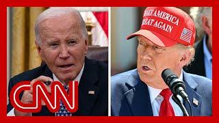 Biden responds to Trumps false claim about Hurricane Helene aid