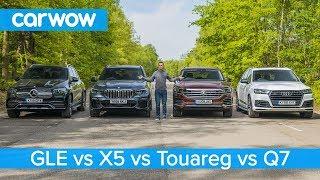 BMW X5 v Mercedes GLE v Audi Q7 v VW Touareg - which is the best premium SUV?