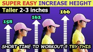 SUPER EASY Increase Height 2-3 inches  Grow Taller & Slimmer Fast  Short Time Workout