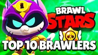 THE BEST 10 BRAWLERS TO PICK FOR RANKEDTROPHY PUSHING September 2024