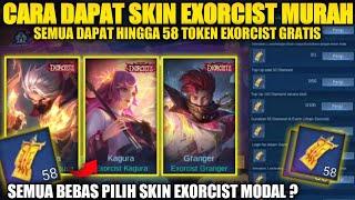 4 SKIN BEBAS PILIH Cara Dapat Skin Exorcist Modal 1200 Crest 2024  Event Exorcist Mobile Legends