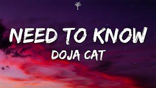 Doja Cat - Need To Know Lyrics