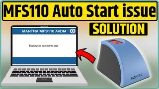 Mantra MFS110 L1 PC Laptop Computer Auto Start Issue  Mantra Auto Start Setting  Computer Problem