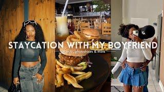 staycation with my boyfriend  south african youtuber