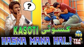 Hasna Mana Hai  Playing Kasoti with Abbas A Game Show Challenge  Tea Time with Sajjad Jani Ep 783