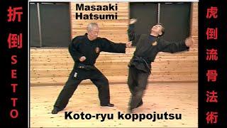 折倒 Setto - Koto ryu koppojutsu 虎倒流骨法術 Masaaki Hatsumi