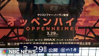 Residents of Hiroshima Japan react to Oppenheimer as it opens in Theaters