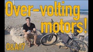 Overvolting an electric bicycle motor for more speed Q&A#7