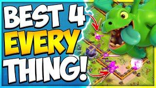 You Can Do Anything With This Army TH10 Queen Charge Mass Baby Dragon in Clash of Clans