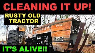 Fixing a neglected farm tractor White Field Boss 2-60