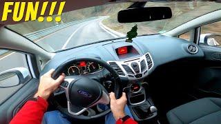 2010 Ford Fiesta Ghia 1.4 - 96 HP LOTS OF FUN  Revs Sound  0-100 Acceleration  POV Test Drive