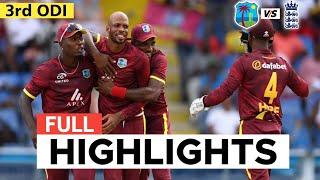 West Indies vs England 3rd ODI Full Highlights 2024  WI vs ENG 2024  WI vs ENG 3rd ODI Highlights