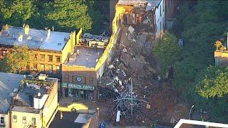 NewsCopter 7 surveys Brooklyn collapse aftermath