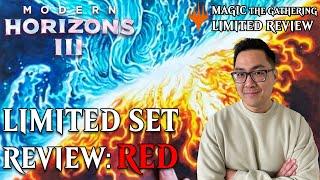 Modern Horizons 3 Limited Set Review Red  Magic The Gathering