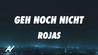 Rojas - Geh noch nicht Lyrics