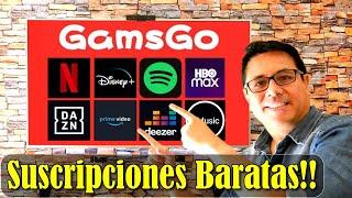 GamsGo Paga menos por Netflix HBO Max Prime Video y Disney+ ...Probado y Explicado