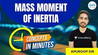 Mass Moment of Inertia   Concepts in Minutes  By Apuroop Sir