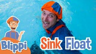 Sink or Float with Blippi  Cool Science Experiment for Kids  Educational Videos For Toddlers