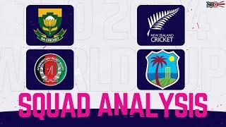 T20 World Cup 2024 Squad Analysis Group-C & Group-D