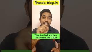 What is CAGR rate in Mutual Fund