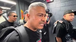 ROBERT GARCIA IMMEDIATELY AFTER ‘BAM’ RODRIGUEZ STOPPED FRANCISCO ‘GALLO’ ESTRADA