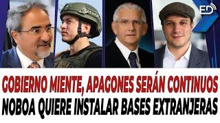  EN VIVO  Gobierno miente apagones serán continuos  Noboa quiere instalar bases extranjeras.