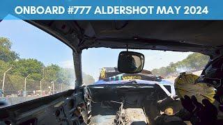 Onboard #777 Arian Vorkink - Unlimited Bangers 3Litre Handshaker Aldershot Raceway 19-5-2024