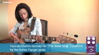 Yolanda Charles demoes her The Sister Slap Flanger TonePrint