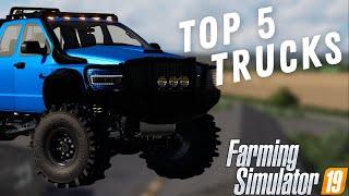 TOP 5 TRUCK MODS ON XBOX AND PLAYSTATION  Farming Simulator 19