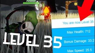 Reaching Level 35 in Field of Battle roblox