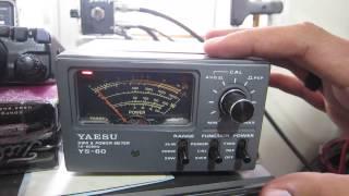Uso del Wattimetro Yaesu YS-60