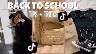 BACK TO SCHOOL TIPS + TRICKS tik tok compilation